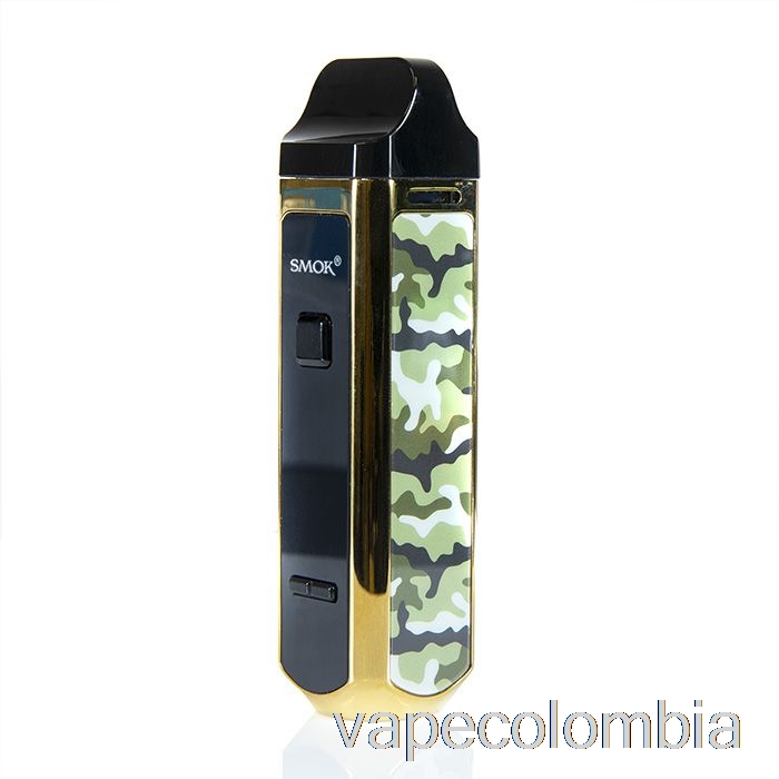 Vape Recargable Smok Rpm 40 Pod Mod Kit Camuflaje Dorado